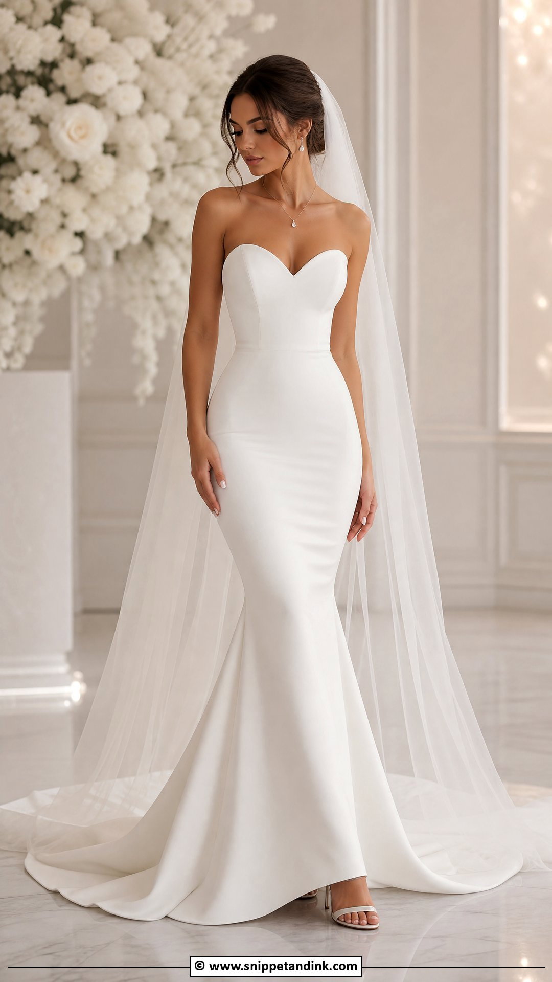 Mermaid Bridal Gown Outfit - Snippet and Ink - 35 Bridal Outfit Ideas