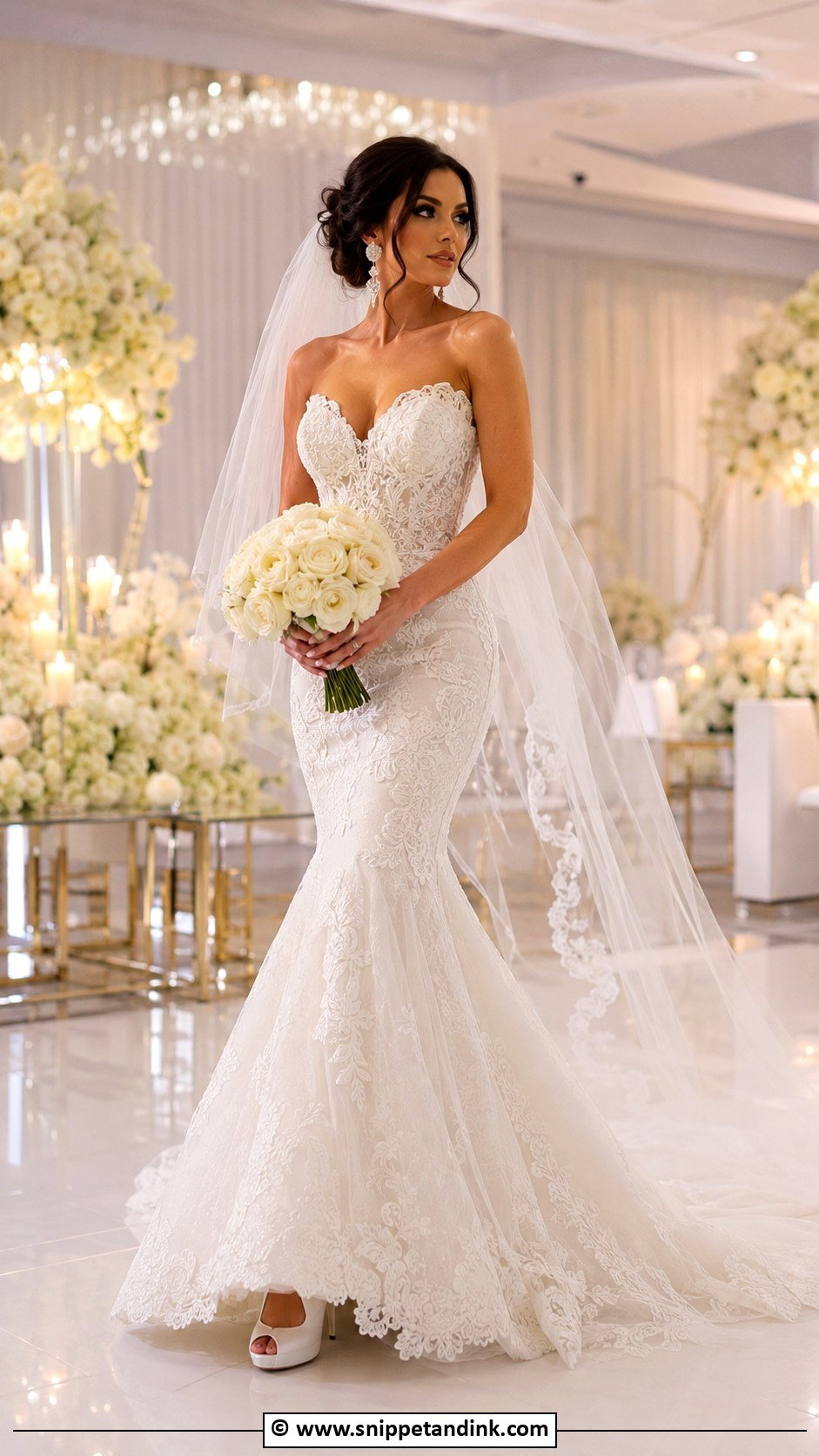 Mermaid Bride Dress - Snippet and Ink - 30 Brides Dresses