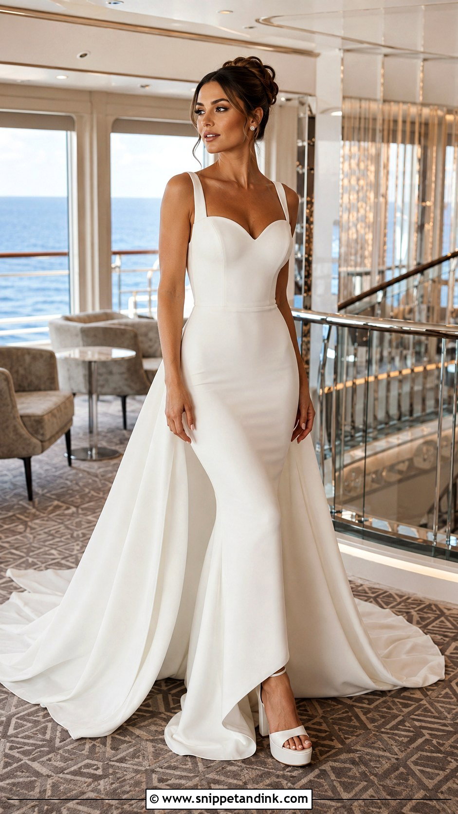Mermaid Cruise Wedding Dress - Snippet and Ink - 20 Cruise Wedding Dress Ideas
