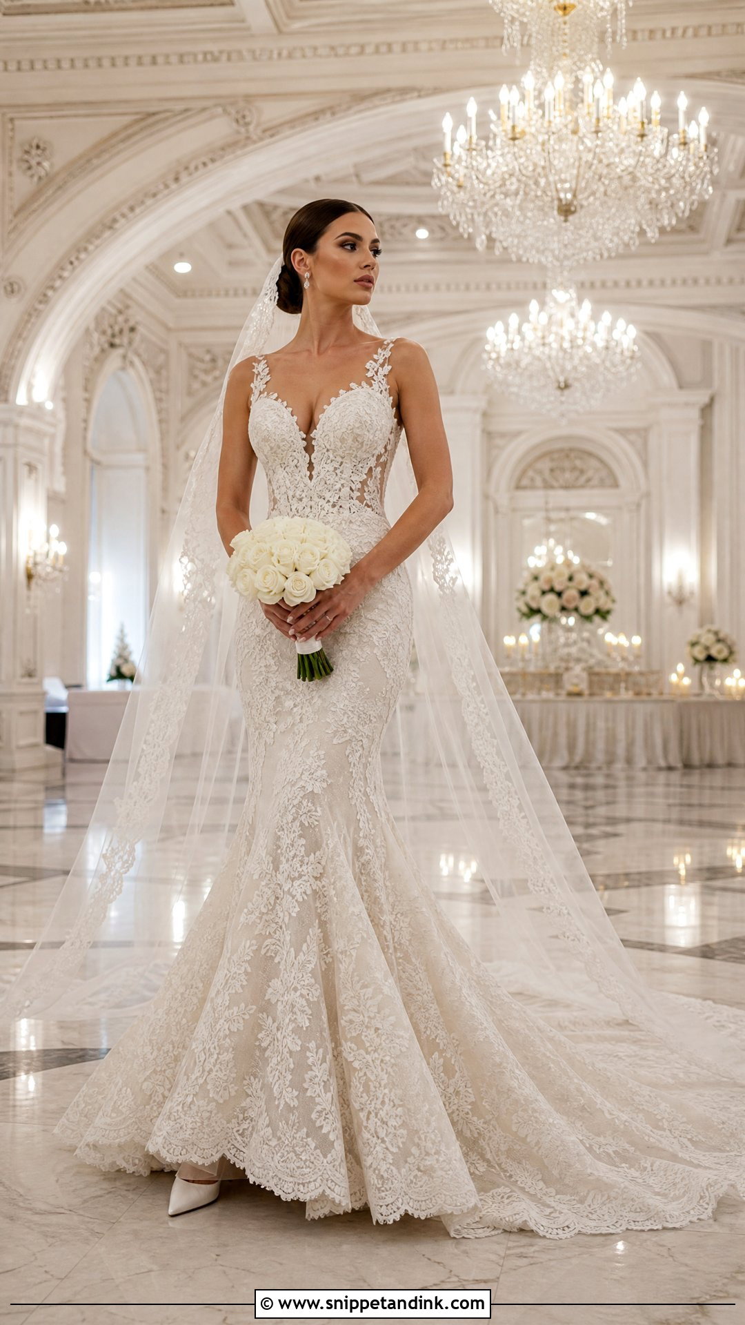 Mermaid Dantel Wedding Dress - Snippet and Ink - 20 Wedding Dresses Dantel