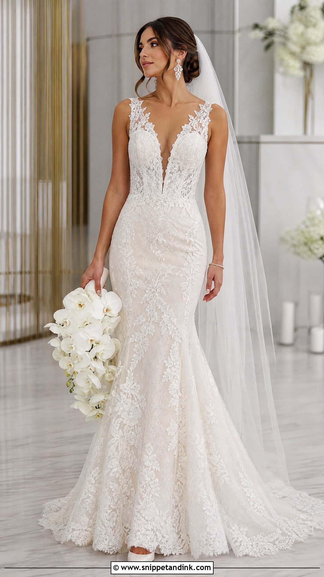 Mermaid Dantel Wedding Dress - Snippet and Ink - 20 Wedding Dress Dantel Ideas