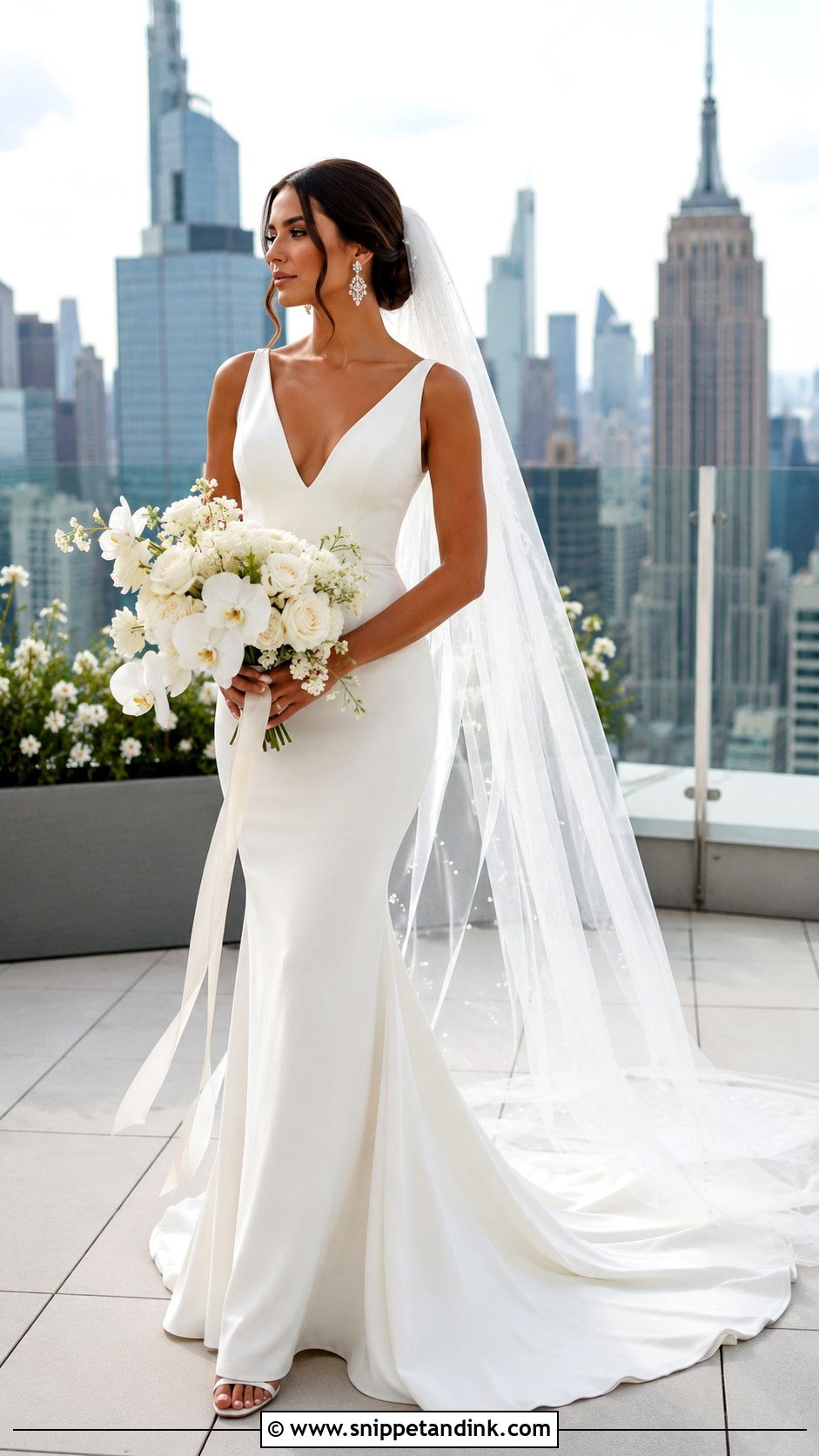 Mermaid Elopement Wedding Dress - Snippet and Ink - 30 Elopement Wedding Dresses