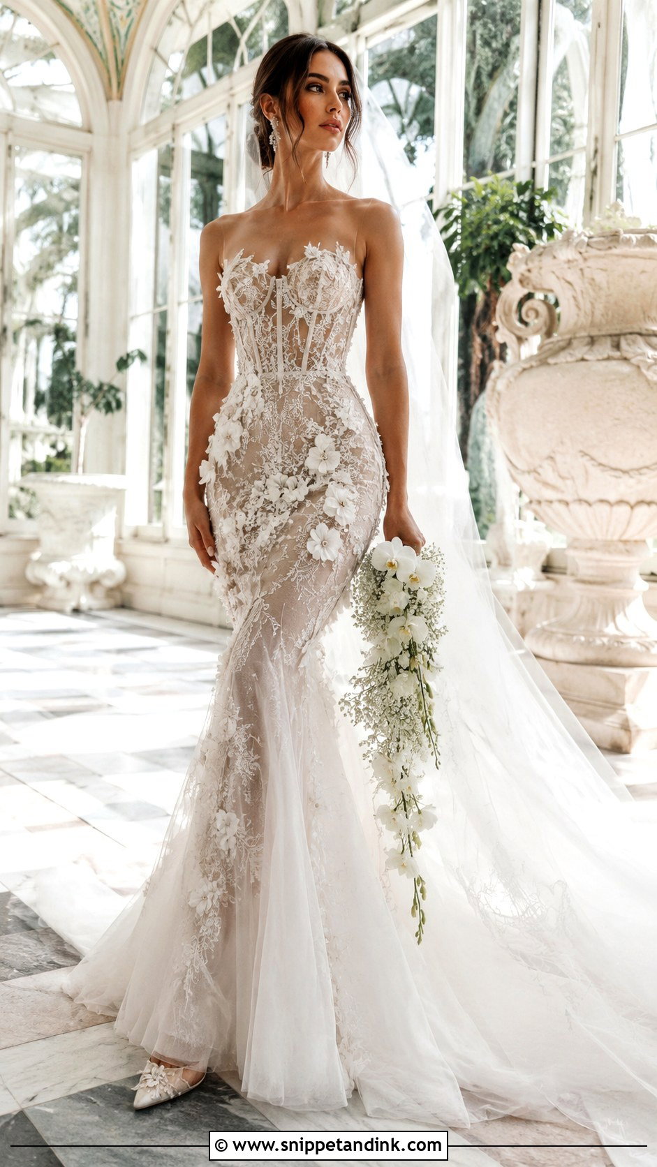 Mermaid Fairy Wedding Dress - Snippet and Ink - 20 Fairy Style Wedding Dresses
