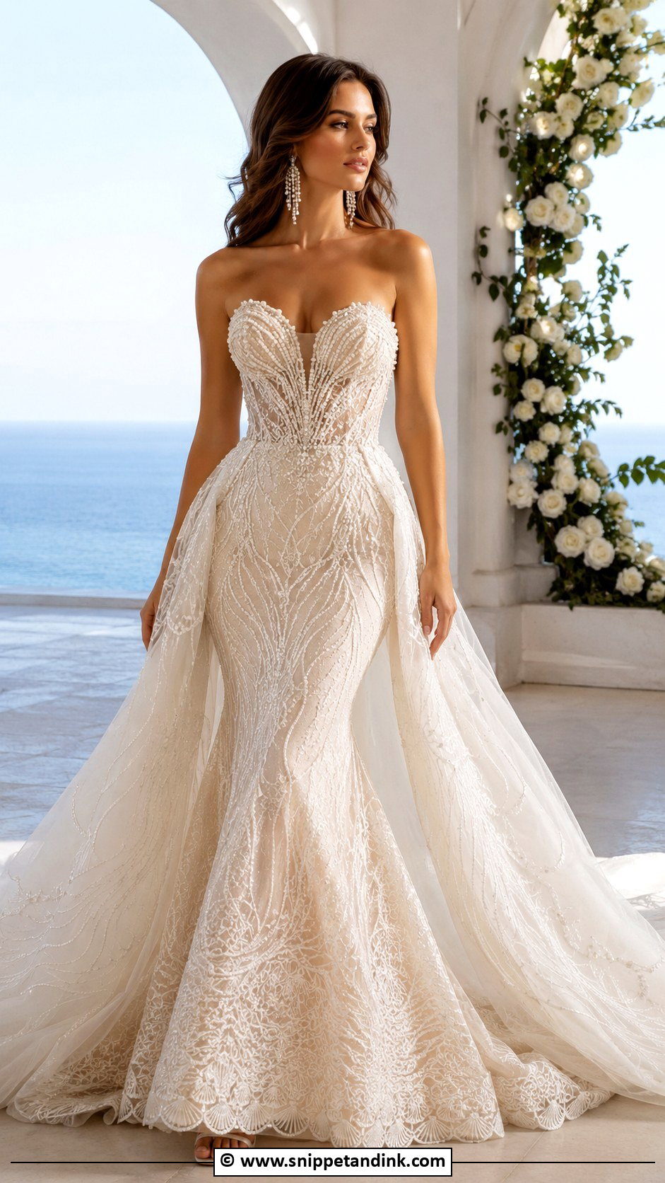 Mermaid Fantasy Wedding Dress - Snippet and Ink - 30 Fantasy Inspired Wedding Dress Ideas