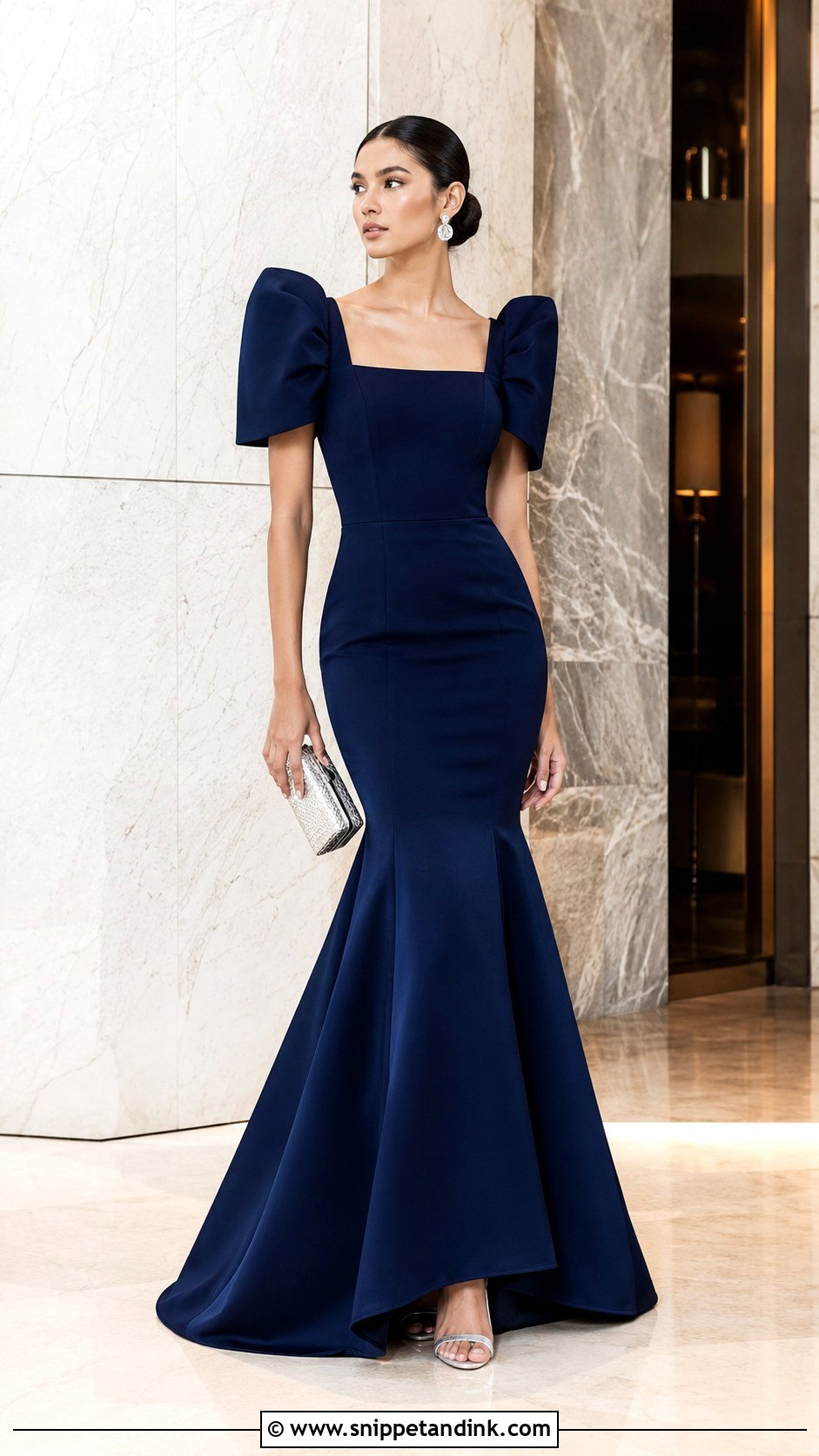 Mermaid Filipiniana Gown - Snippet and Ink - 25 Filipiniana Gown Ideas