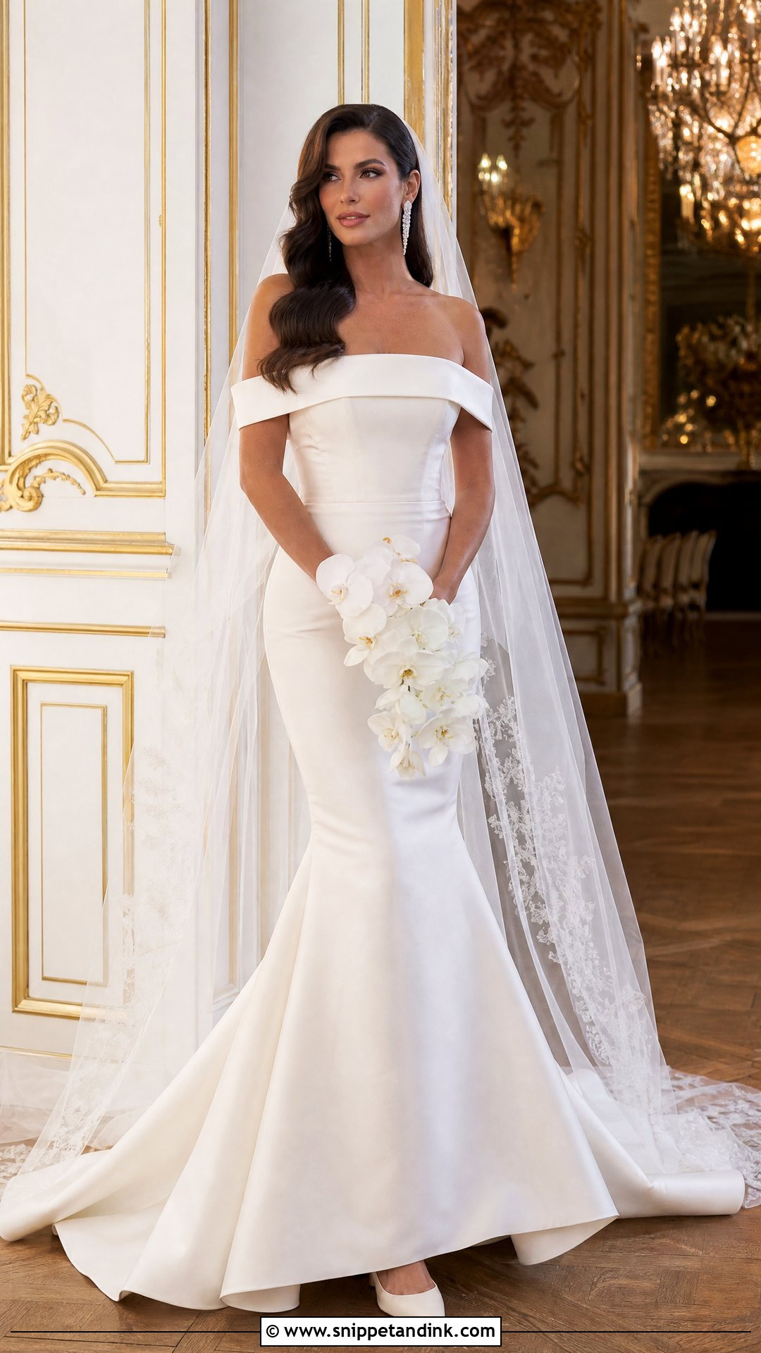 Mermaid Glam Wedding Gown - Snippet and Ink - 20 Wedding Gown Aesthetic Ideas