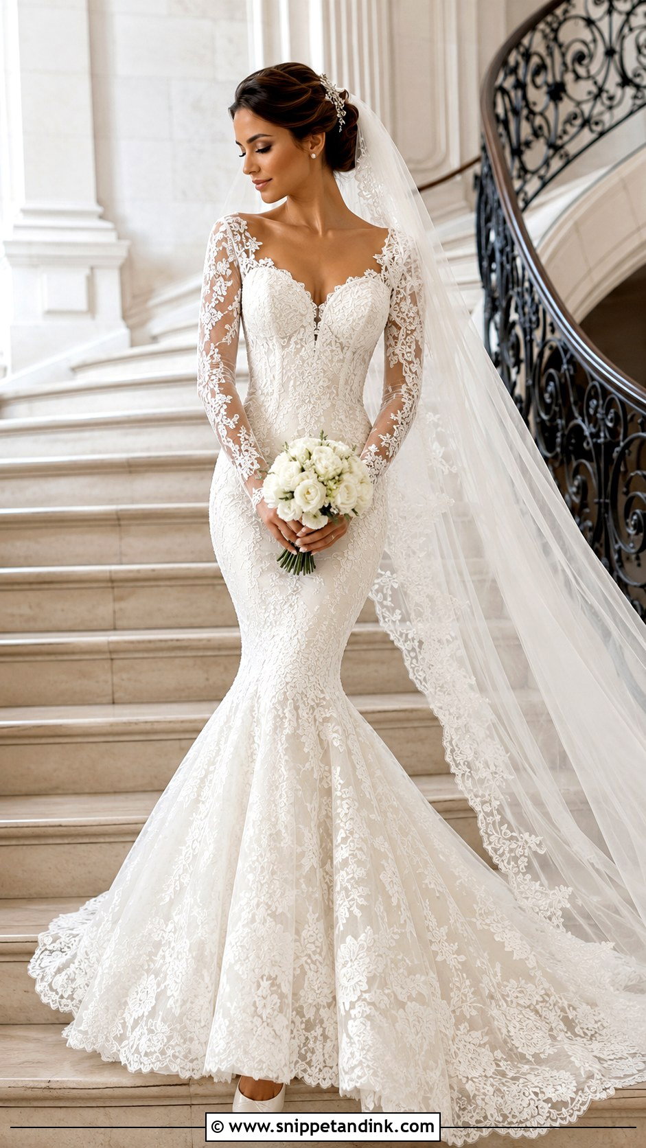Mermaid Lace Anastasia Wedding Dress - Snippet and Ink - 20 Anastasia Wedding Dress Ideas