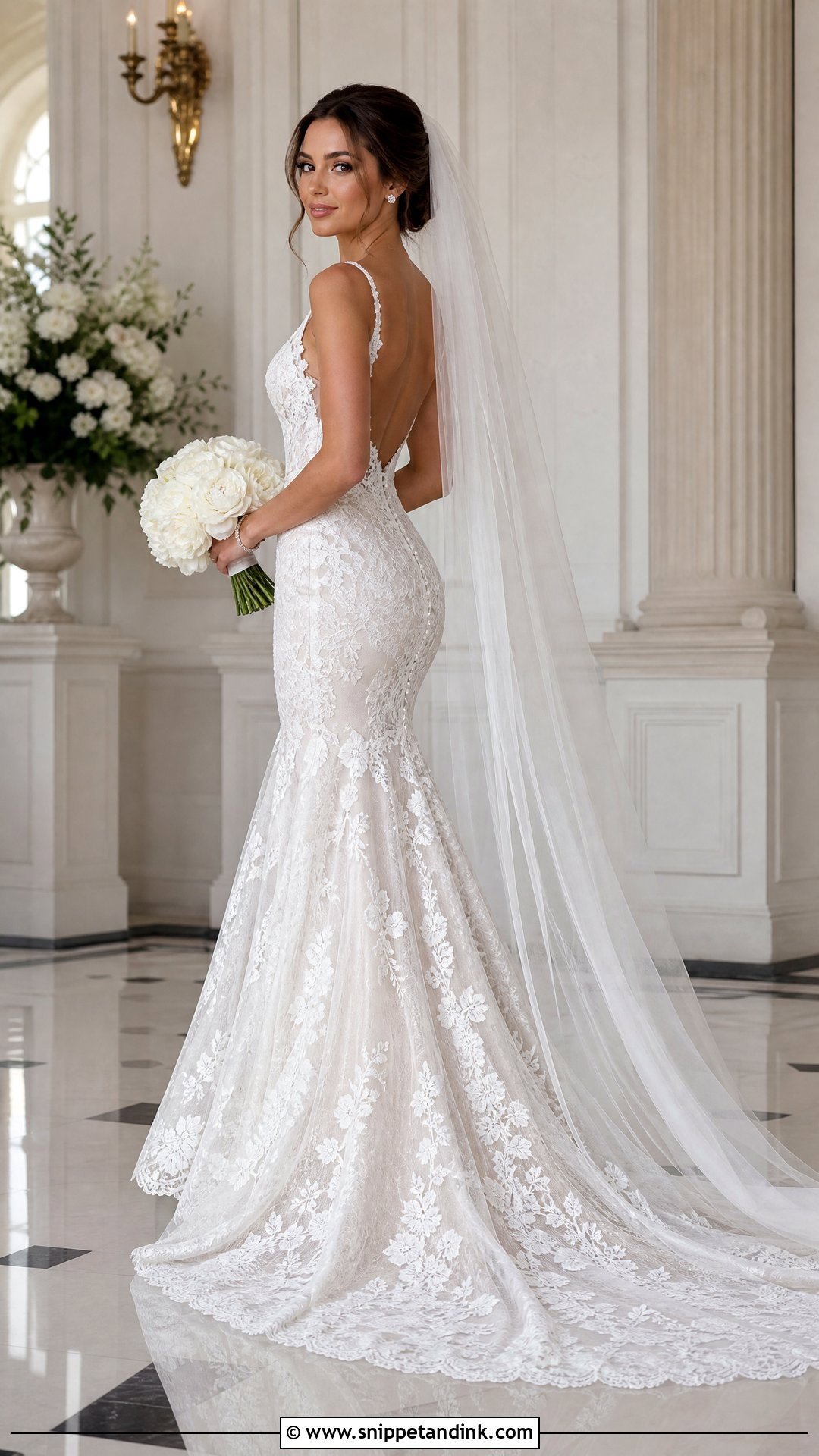 Mermaid Lace Couture Bridal Gown - Snippet and Ink - 25 Couture Bridal Gowns