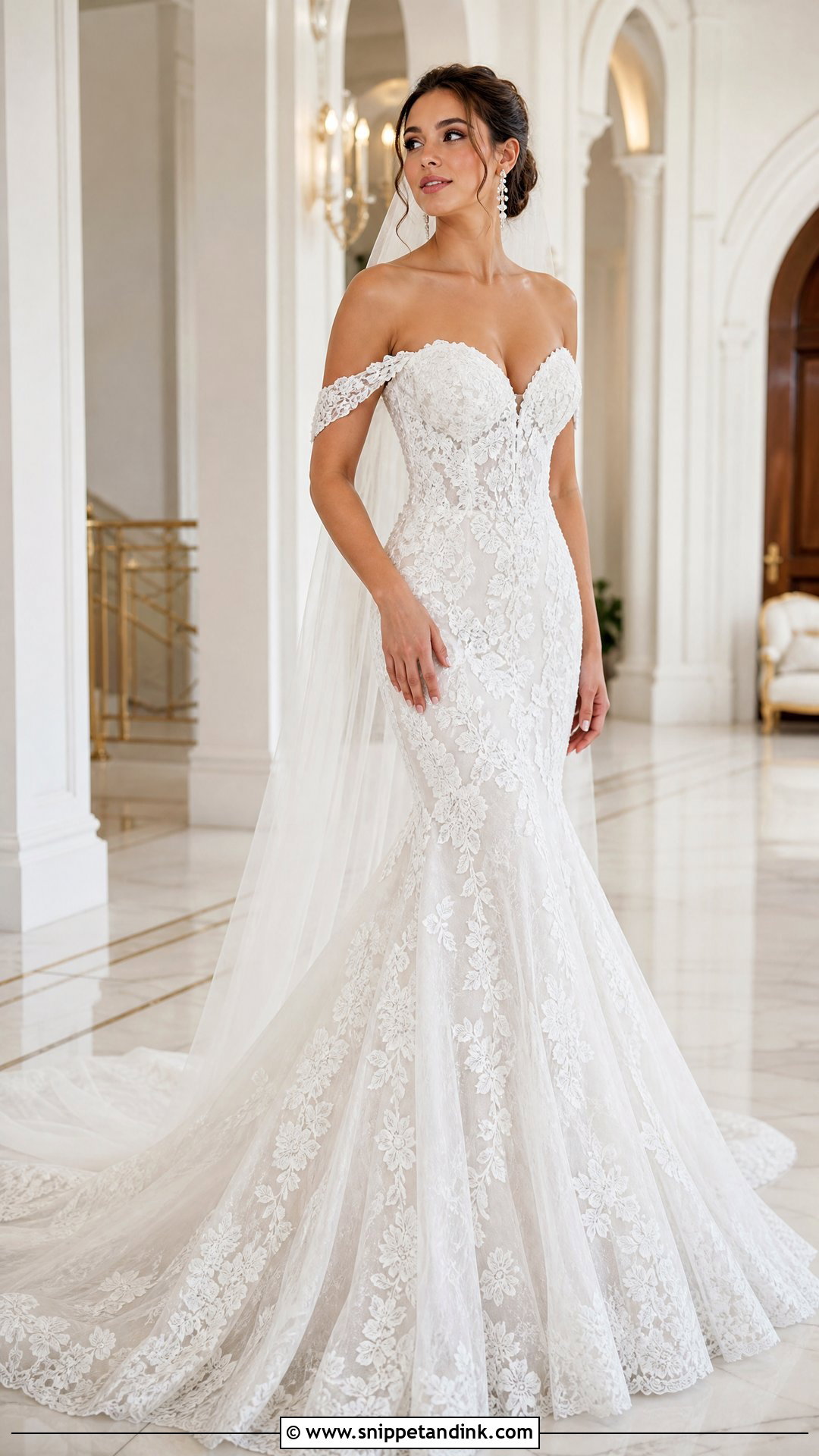 Mermaid Lace Wedding Dress - Snippet and Ink - 20 Wedding Dress with Lace Ideas