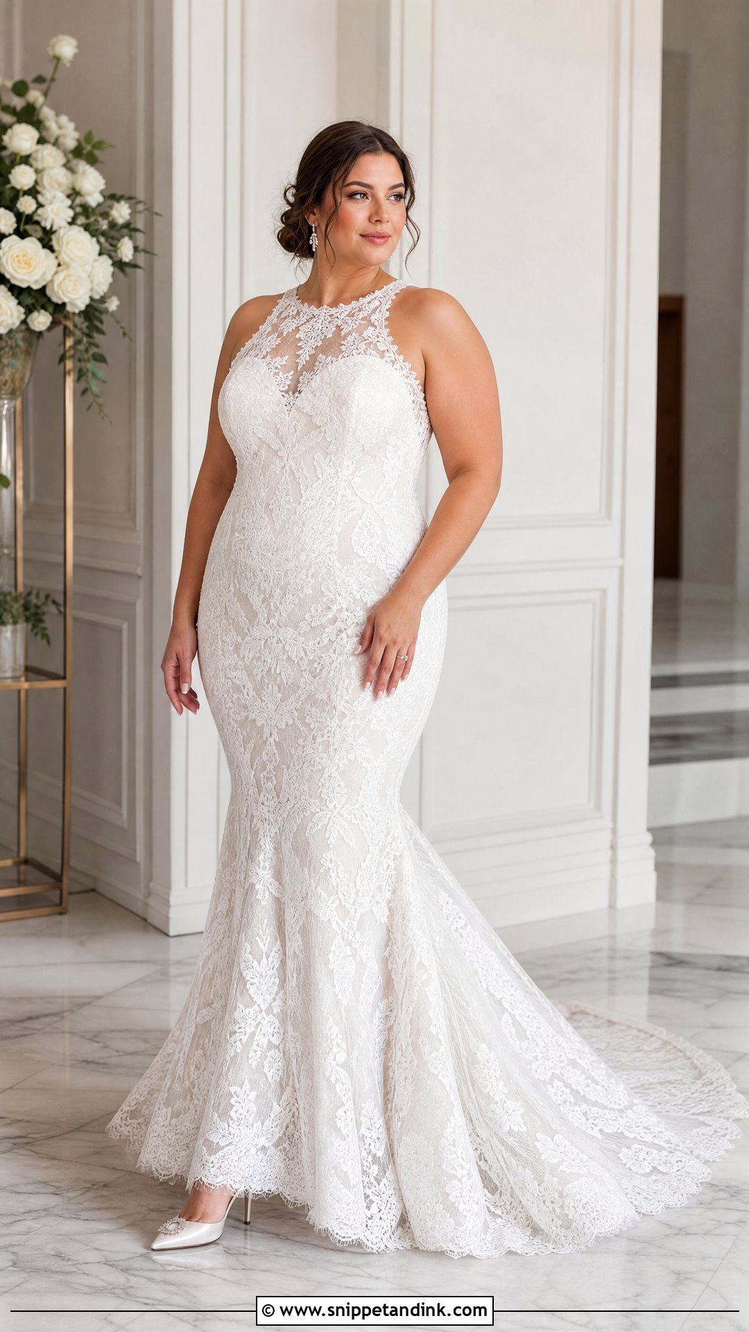 Mermaid Lace Wedding Dress - Snippet and Ink - 20 Wedding Dresses with Lace