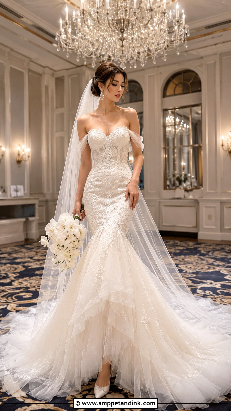 Mermaid Manhwa Wedding Dress - Snippet and Ink - 20 Manhwa Wedding Dress Ideas