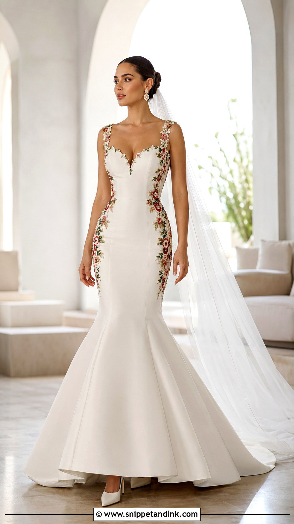 Mermaid Mexican Wedding Dress - Snippet and Ink - 20 Mexican Style Wedding Dresses