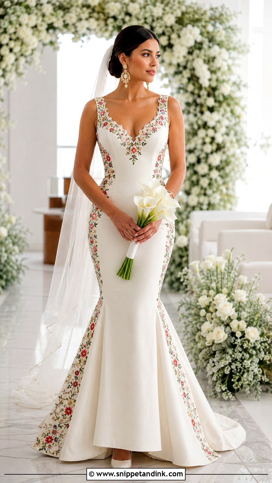 Mermaid Mexican Wedding Dress - Snippet and Ink - 20 Mexican Inspired Wedding Dress Ideas