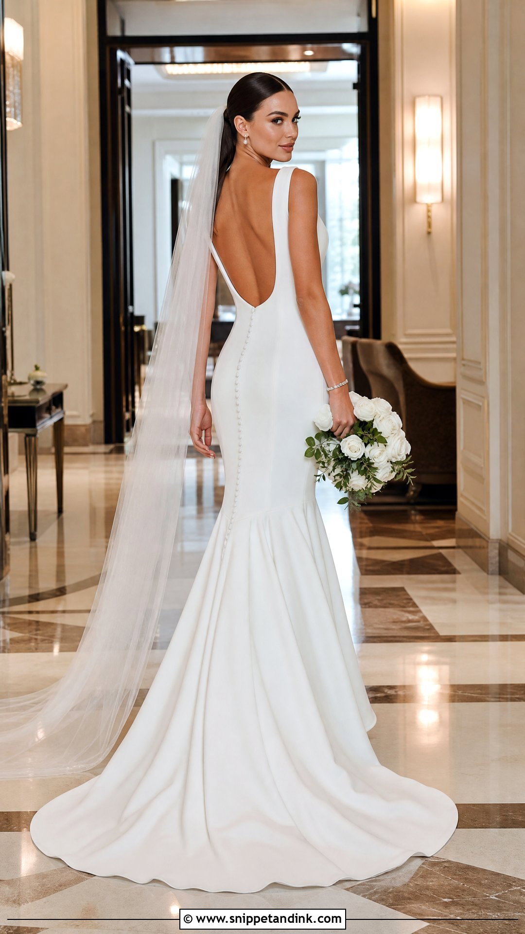 Mermaid Open Back Wedding Dress - Snippet and Ink - 20 Simple Open Back Wedding Dress Ideas