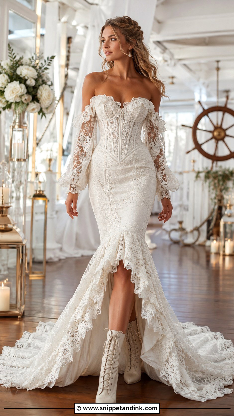 Mermaid Pirate Wedding Dress - Snippet and Ink - 25 Pirate Wedding Dress Ideas