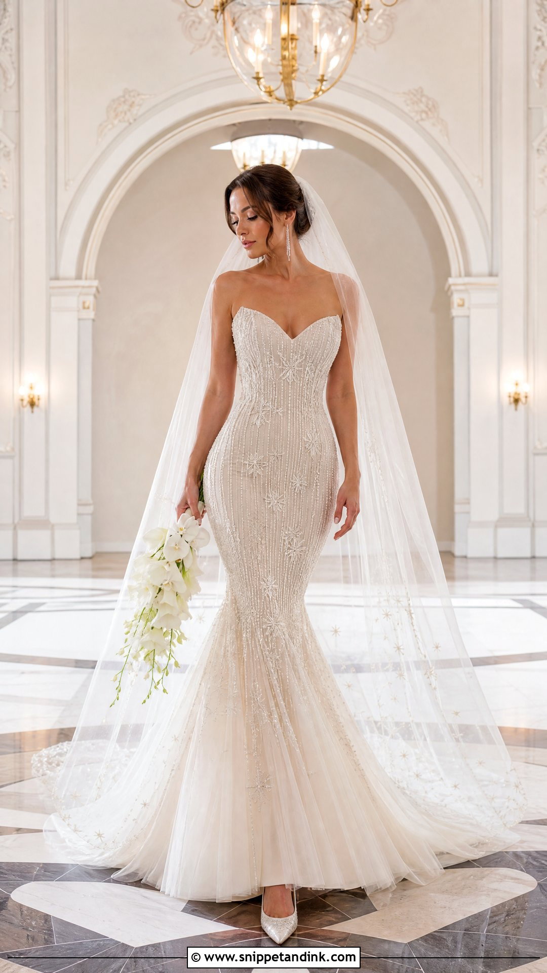 Mermaid Star Wedding Dress - Snippet and Ink - 20 Wedding Dress with Stars Ideas