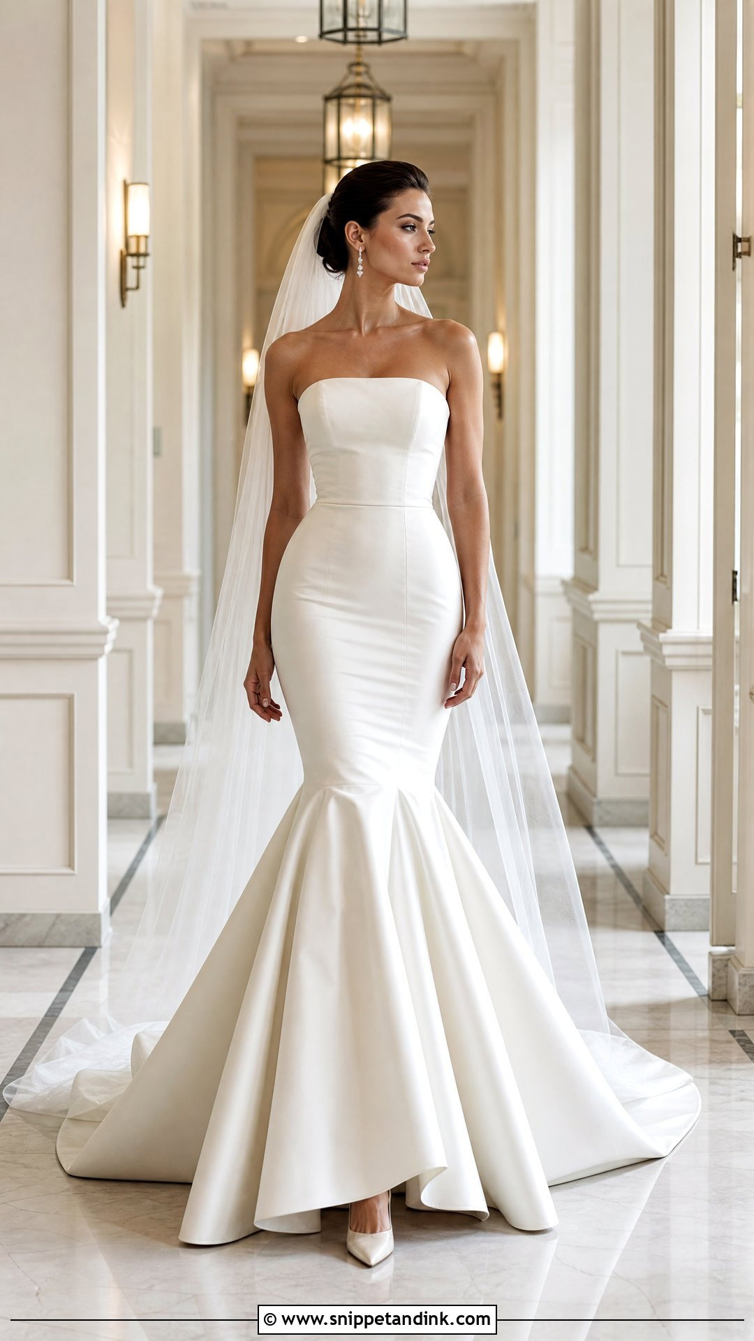 Mermaid Taffeta Wedding Dress - Snippet and Ink - 25 Taffeta Wedding Dress Ideas