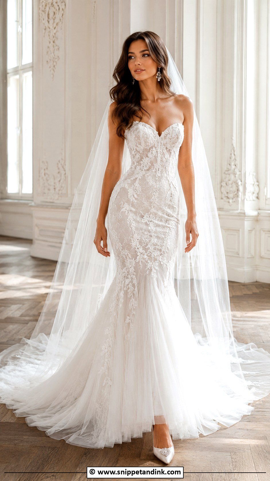 Mermaid Tulle Wedding Dress - Snippet and Ink - 30 Tulle Wedding Dress Ideas