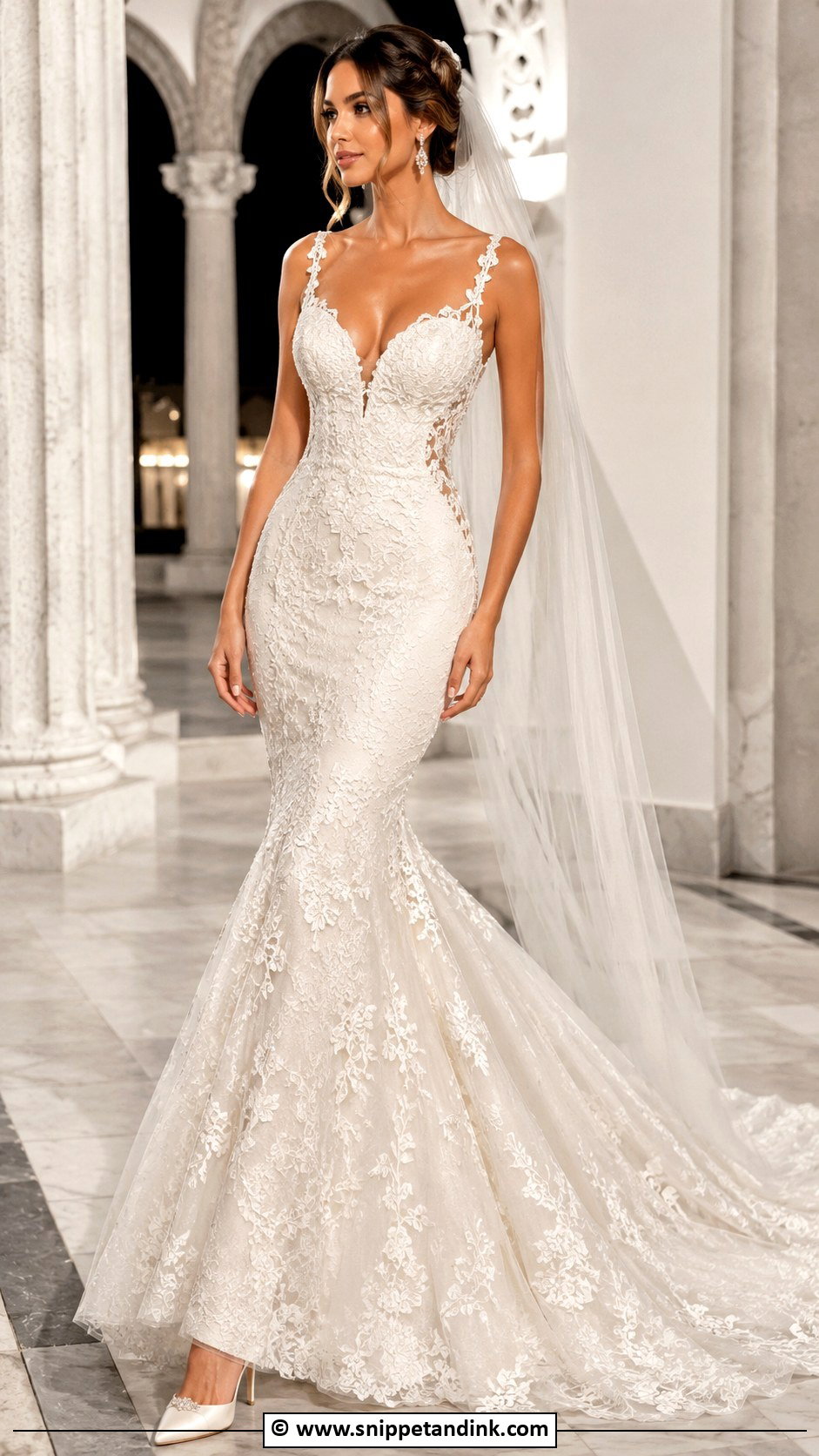 Mermaid Wedding Dress - Snippet and Ink - 30 Stylish Wedding Dresses