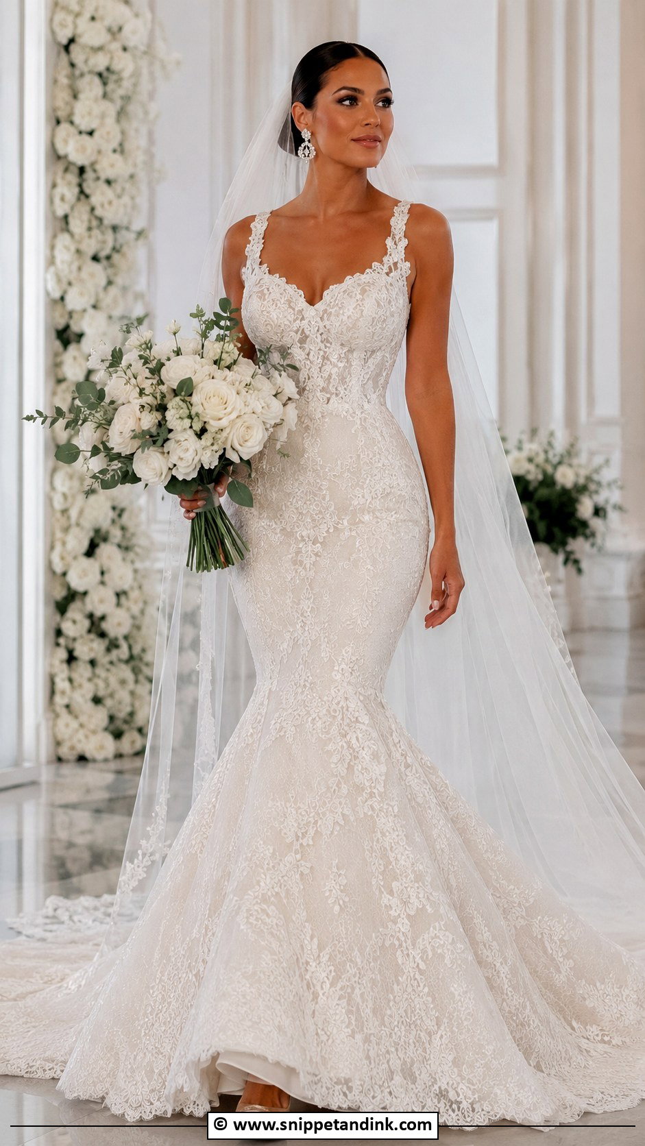 Mermaid Wedding Dress - Snippet and Ink - 35 Wedding Dress Ideas