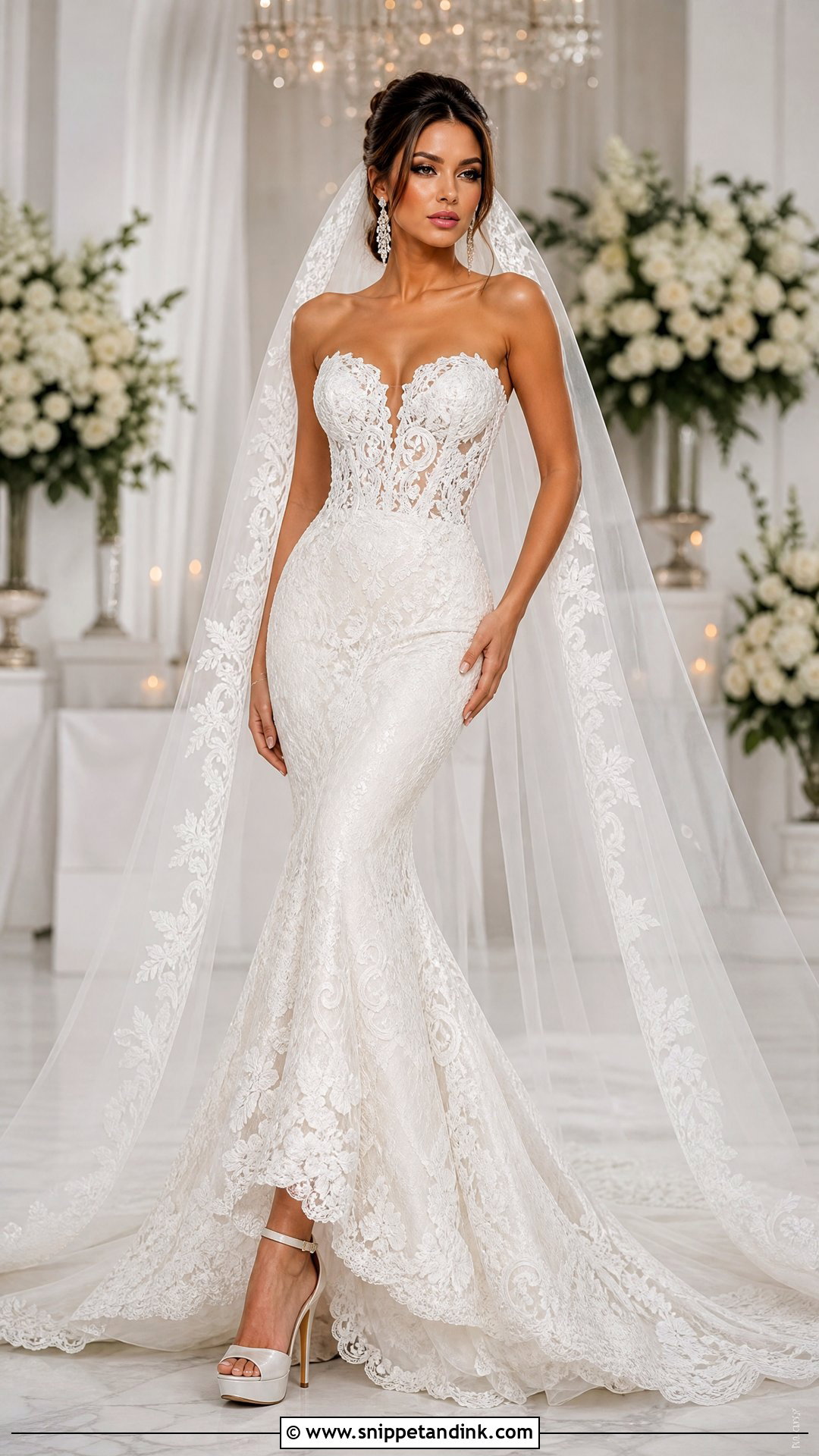Mermaid Wedding Dress - Snippet and Ink - 25 Different Wedding Dresses