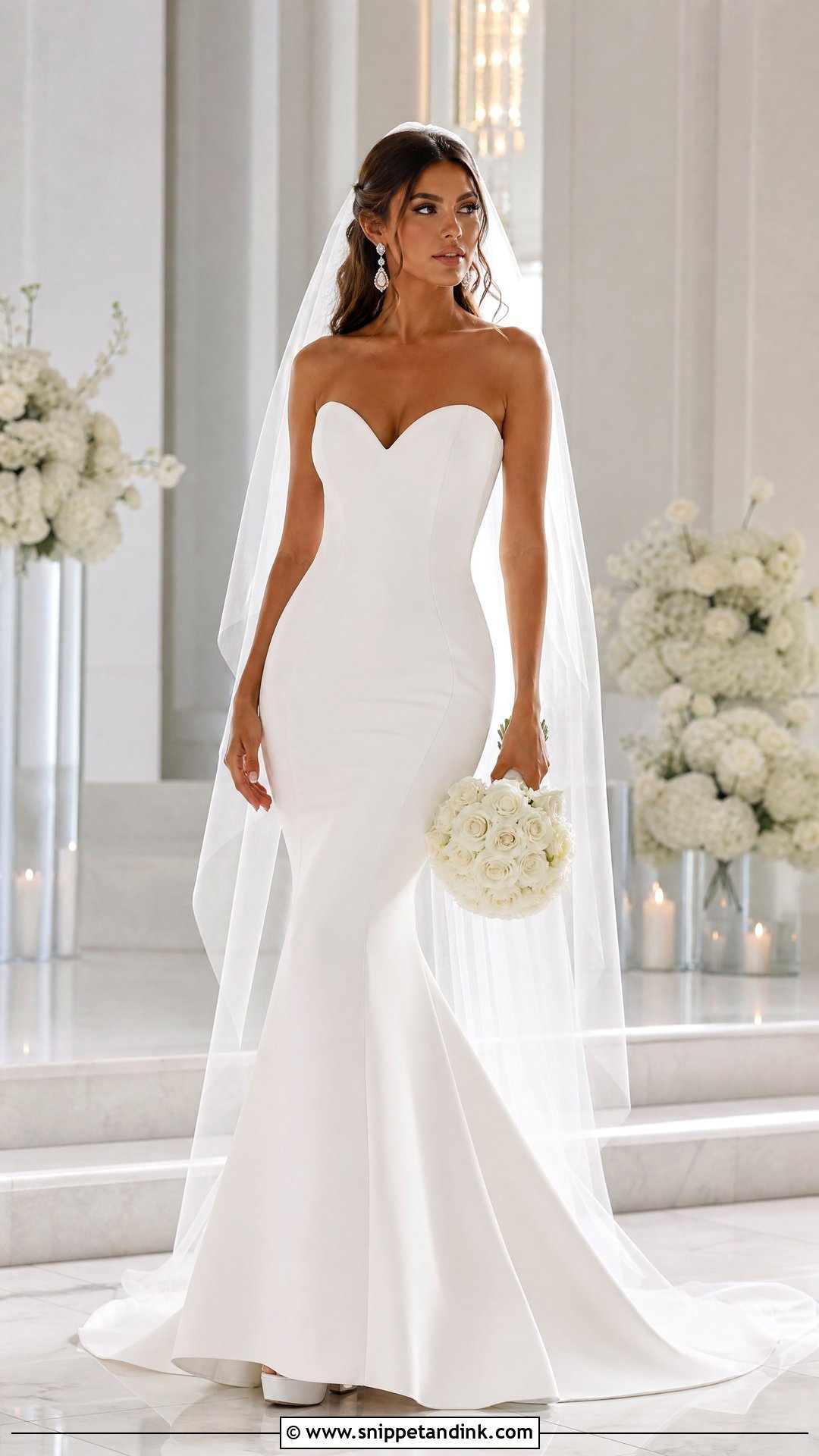Mermaid Wedding Dress - Snippet and Ink - 25 Las Vegas Wedding Dresses