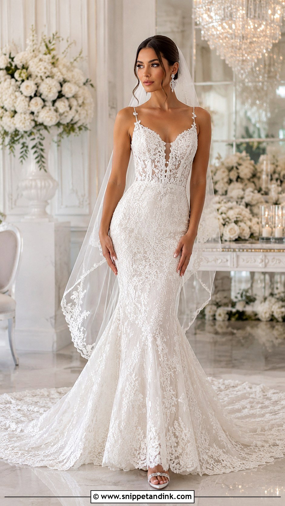 Mermaid Wedding Dress - Snippet and Ink - 30 Fancy Wedding Dresses
