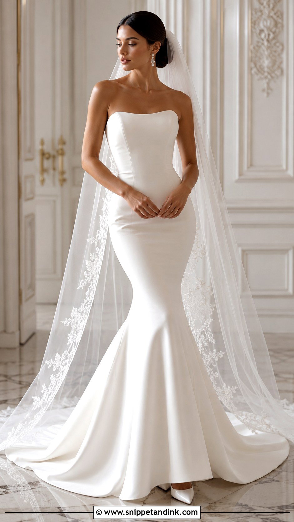 Mermaid Wedding Dress - Snippet and Ink - 30 Sleek Wedding Dress Ideas