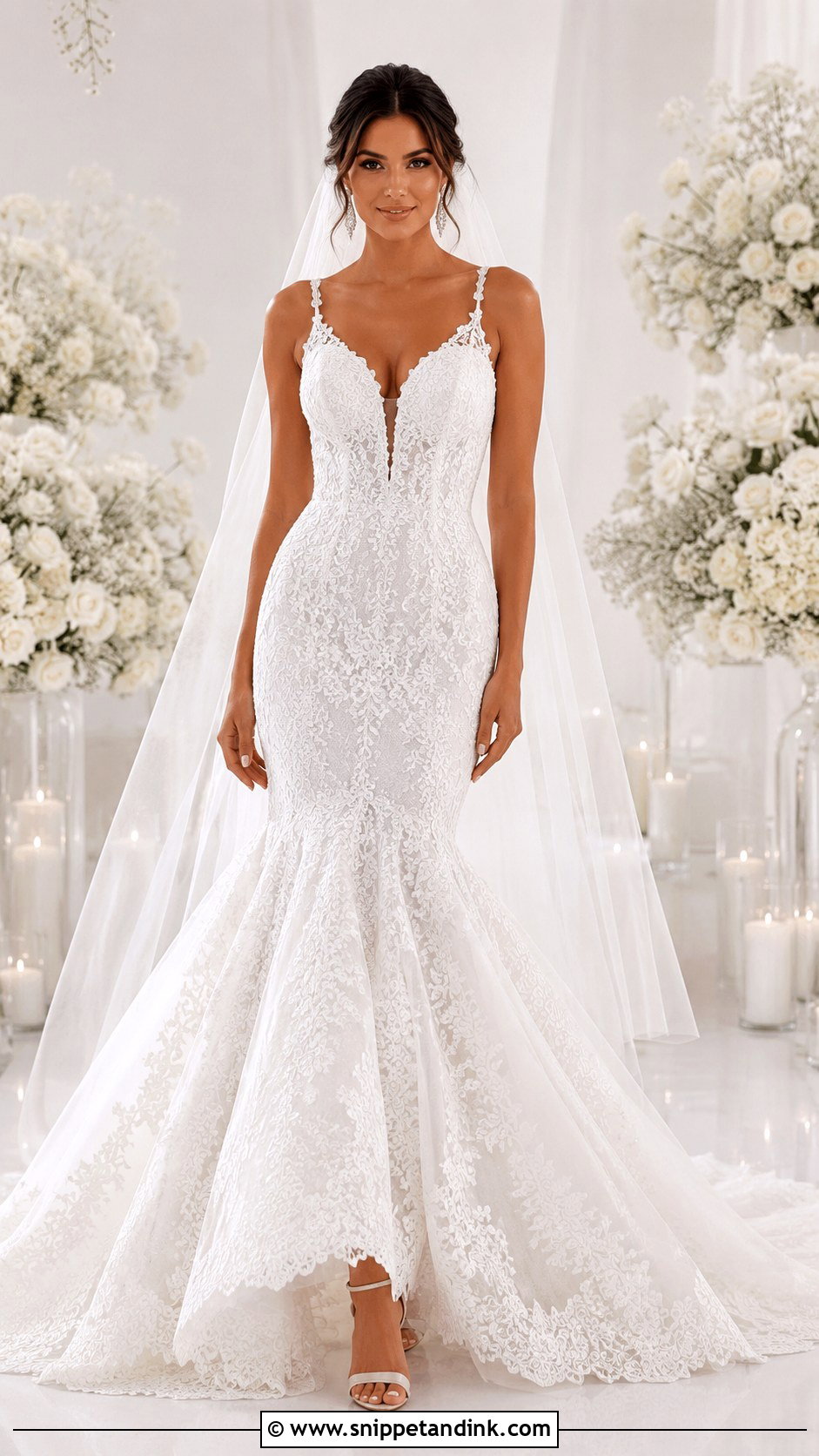 Mermaid Wedding Dress - Snippet and Ink - 30 Stunning Wedding Dresses