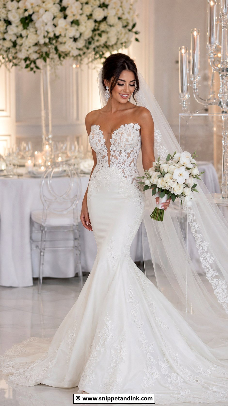 Mermaid Wedding Dress - Snippet and Ink - 30 Bridal Dress Fashion Ideas