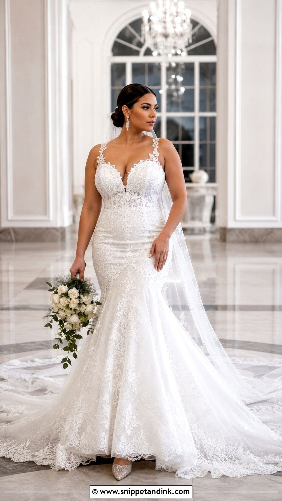 Mermaid Wedding Dress - Snippet and Ink - 20 Plus Wedding Dresses