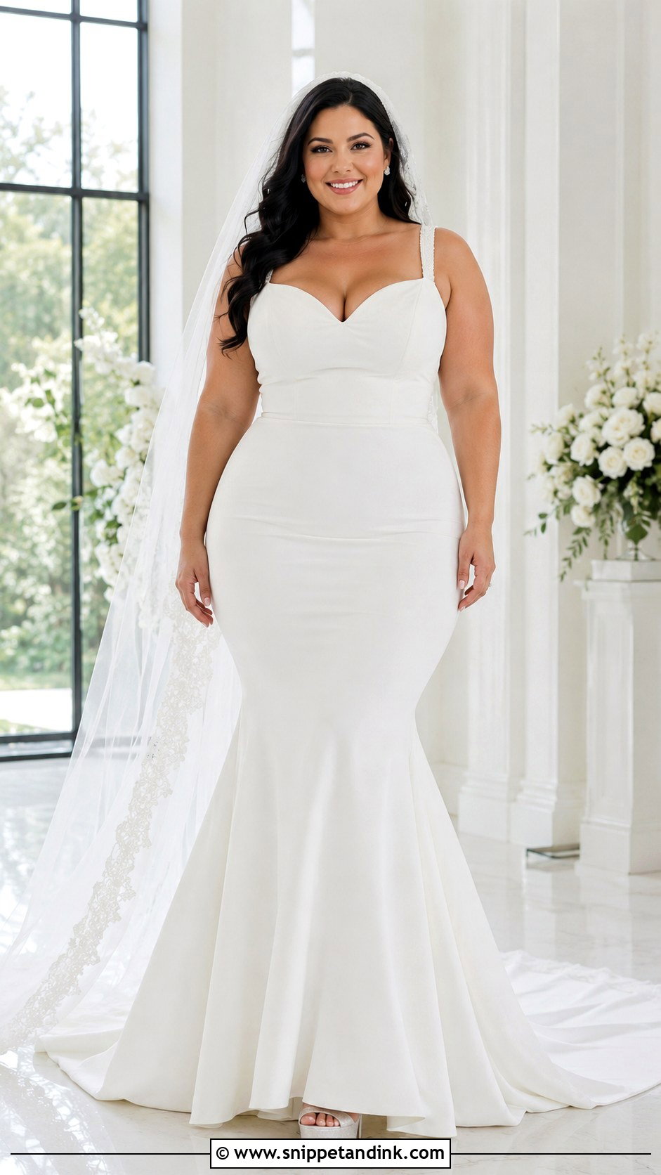 Mermaid Wedding Dress - Snippet and Ink - 20 Wedding Dresses for Curvy Women