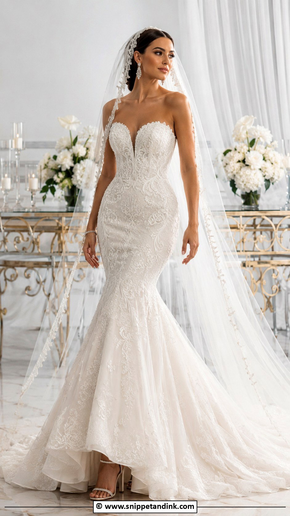Mermaid Wedding Dress - Snippet and Ink - 30 Cute Wedding Dress Ideas