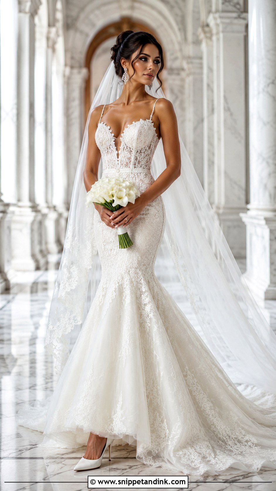 Mermaid Wedding Dress - Snippet and Ink - 25 Hayley Bieber Wedding Dress Ideas