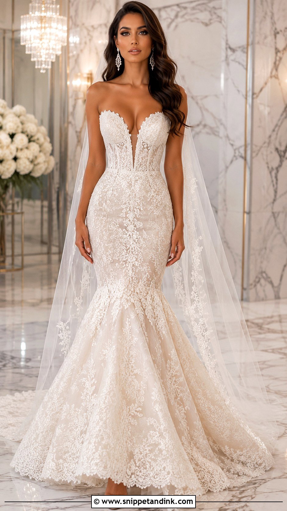 Mermaid Wedding Dress - Snippet and Ink - 25 Most Beautiful Wedding Dresses