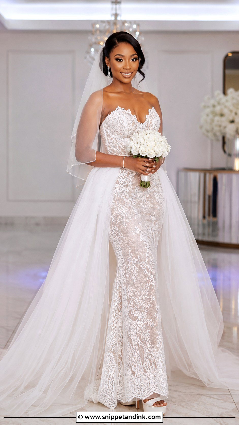 Mermaid Wedding Dress - Snippet and Ink - 20 Best Lady Wedding Dresses in Nigeria