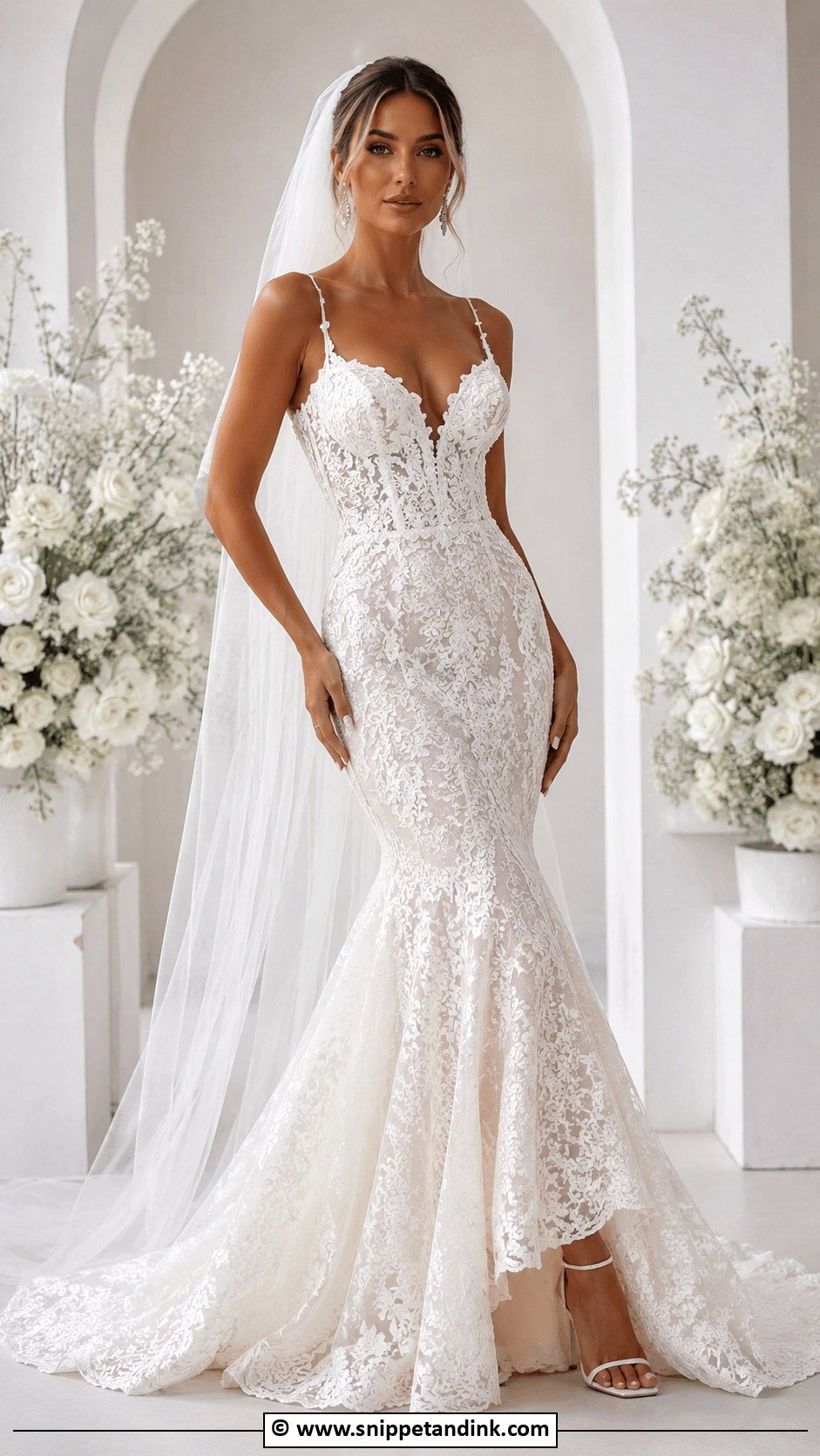Mermaid Wedding Dress - Snippet and Ink - 30 Dream Wedding Ideas Dresses
