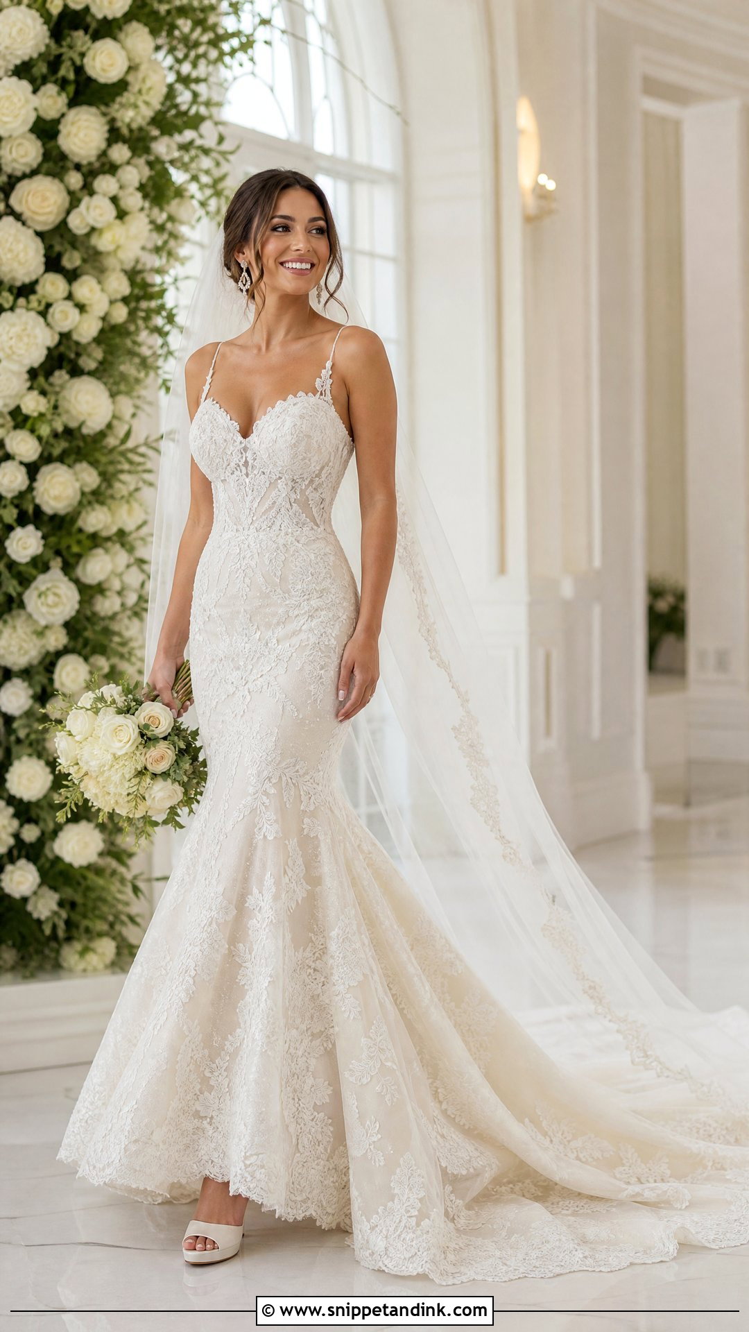 Mermaid Wedding Dress - Snippet and Ink - 20 Ladies Wedding Dress Ideas