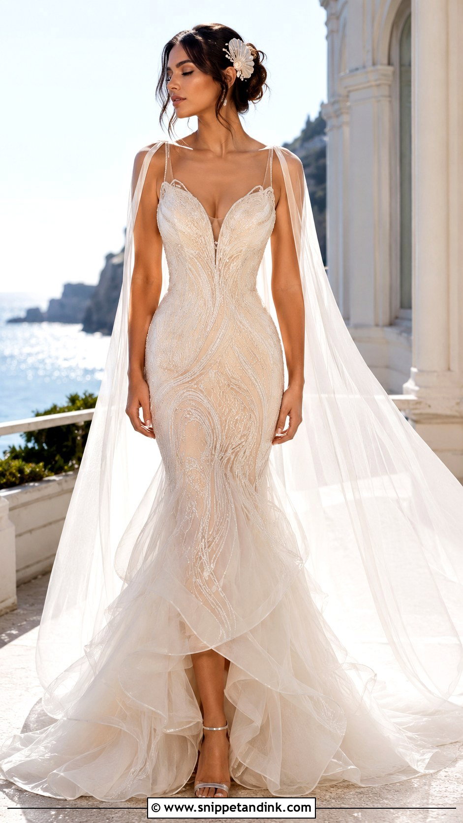 Mermaid Wedding Dress - Snippet and Ink - 20 Mythical Wedding Dress Ideas