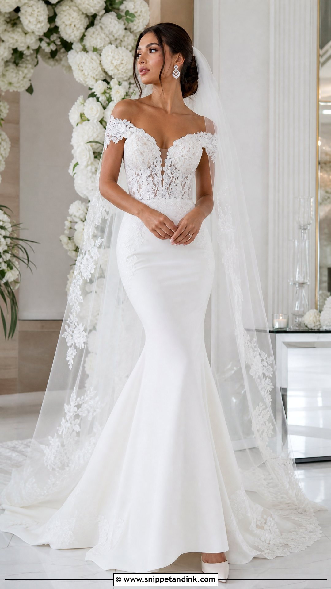 Mermaid Wedding Dress - Snippet and Ink - 20 Womens Wedding Dresses