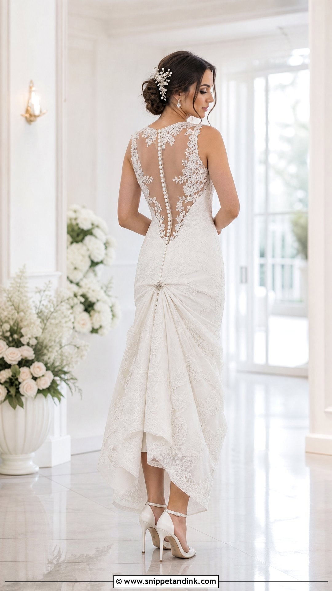 Mermaid Wedding Dress Bustle - Snippet and Ink - 25 Wedding Dress Bustle Ideas