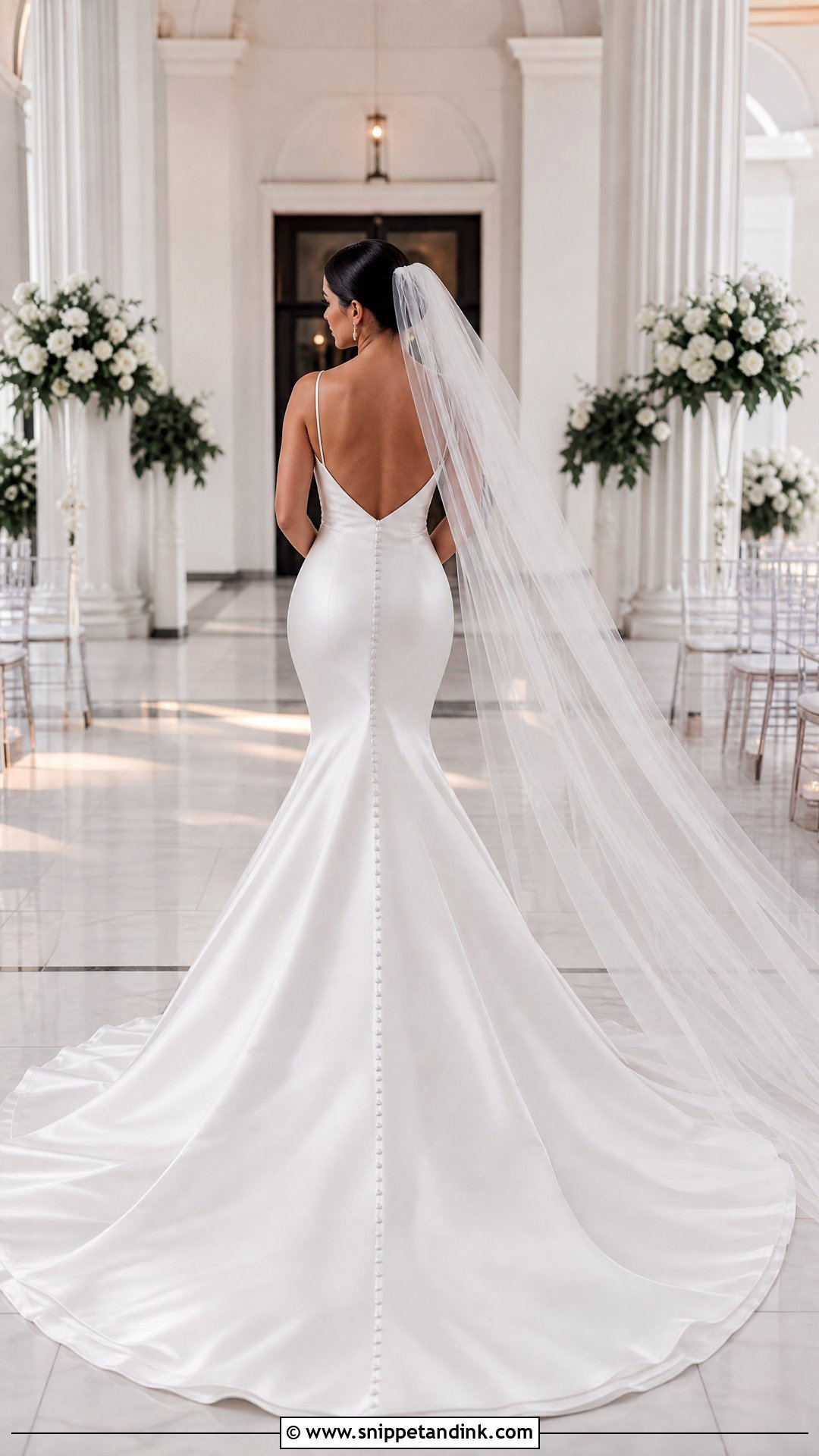 Mermaid Wedding Dress Buttons Down The Back - Snippet and Ink - 20 Wedding Dress Buttons Ideas