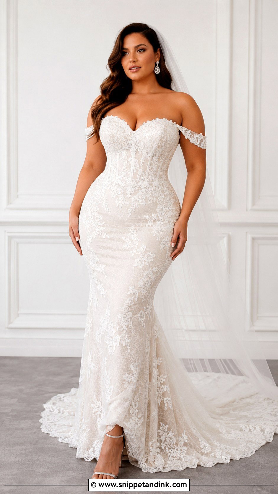 Mermaid Wedding Dress For Curvy Brides - Snippet and Ink - 30 Wedding Dresses for Curvy Brides