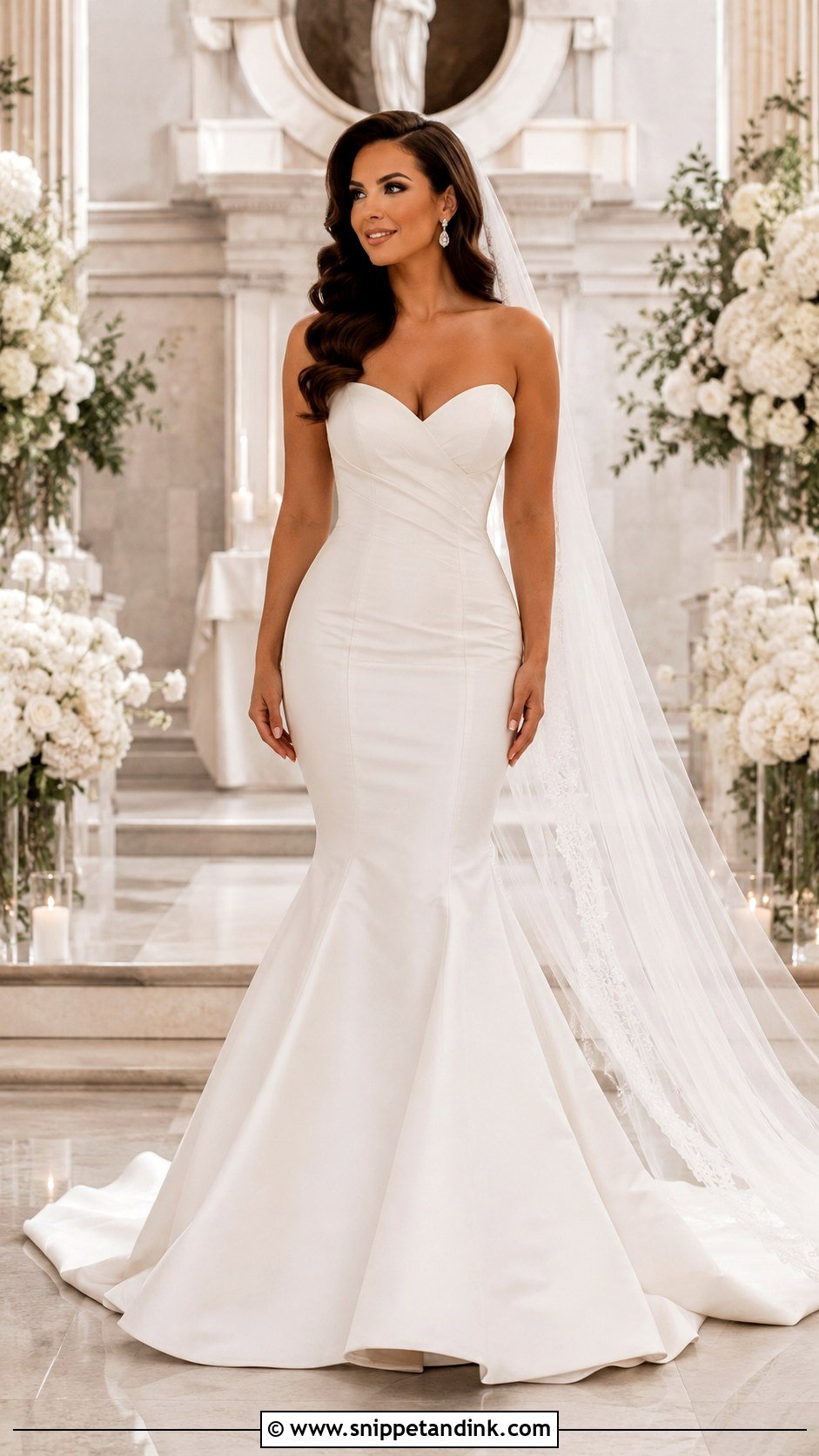 Mermaid Wedding Dress For Mid Size Bride - Snippet and Ink - 25 Mid Size Bride Ideas