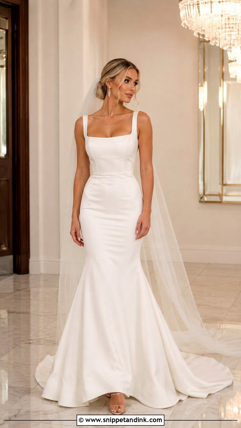 Mermaid Wedding Dress Outfit - Snippet and Ink - 25 Wedding Outfits for Bride