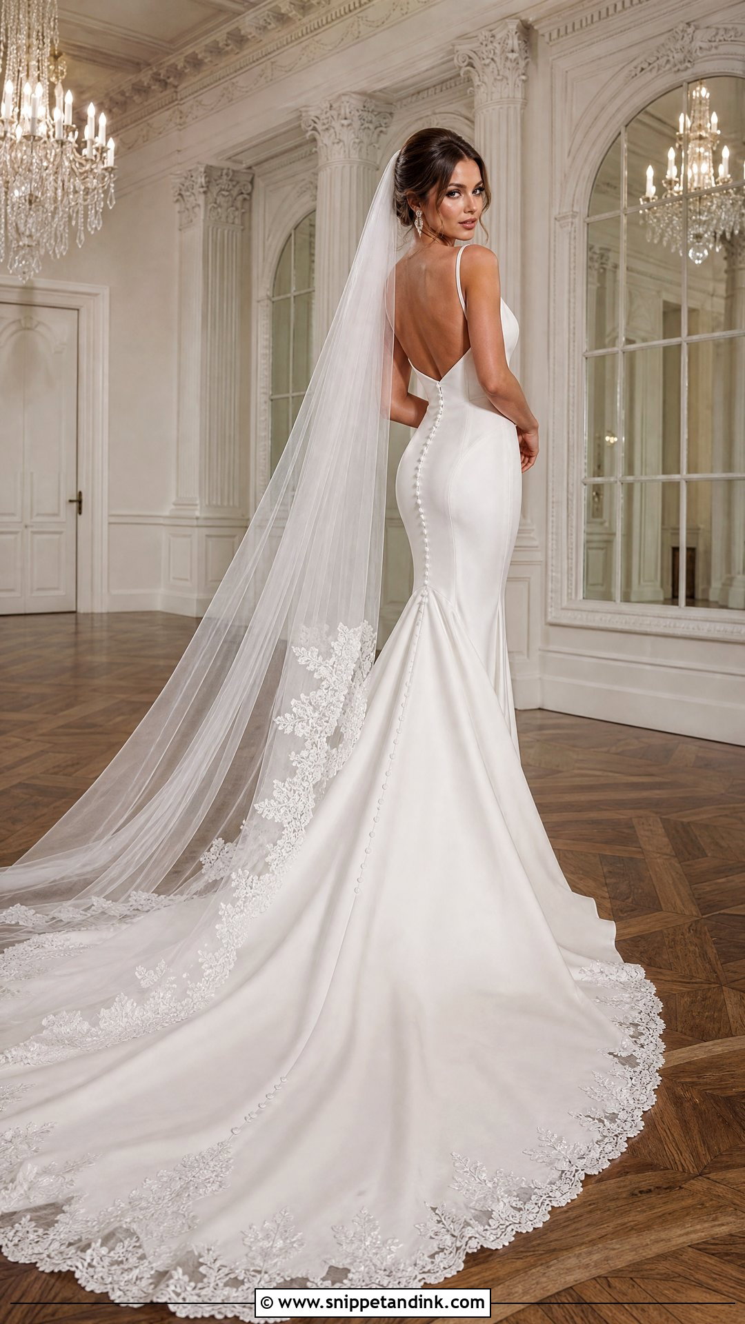 Mermaid Wedding Dress With Buttons Down the Back - Snippet and Ink - 20 Wedding Dress with Buttons Down the Back Ideas