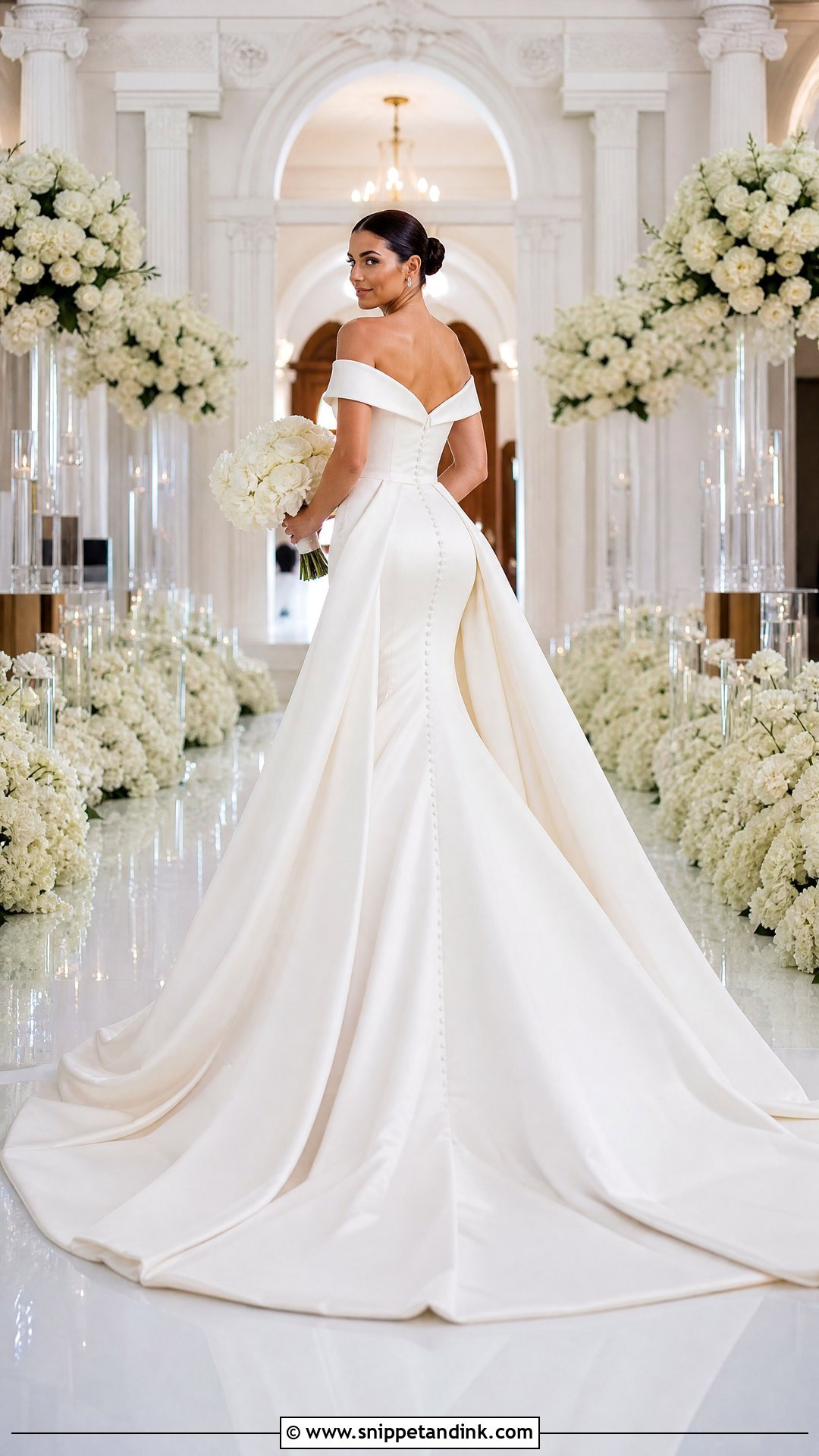 Mermaid Wedding Dress With Cathedral Train Extension - Snippet and Ink - 20 Wedding Dresses with Extension