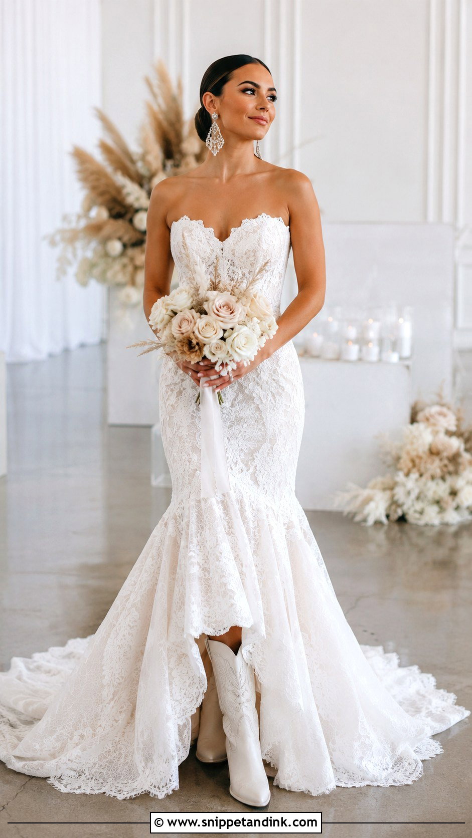 Mermaid Wedding Dress With Cowboy Boots - Snippet and Ink - 25 Wedding Dress with Cowboy Boots Ideas