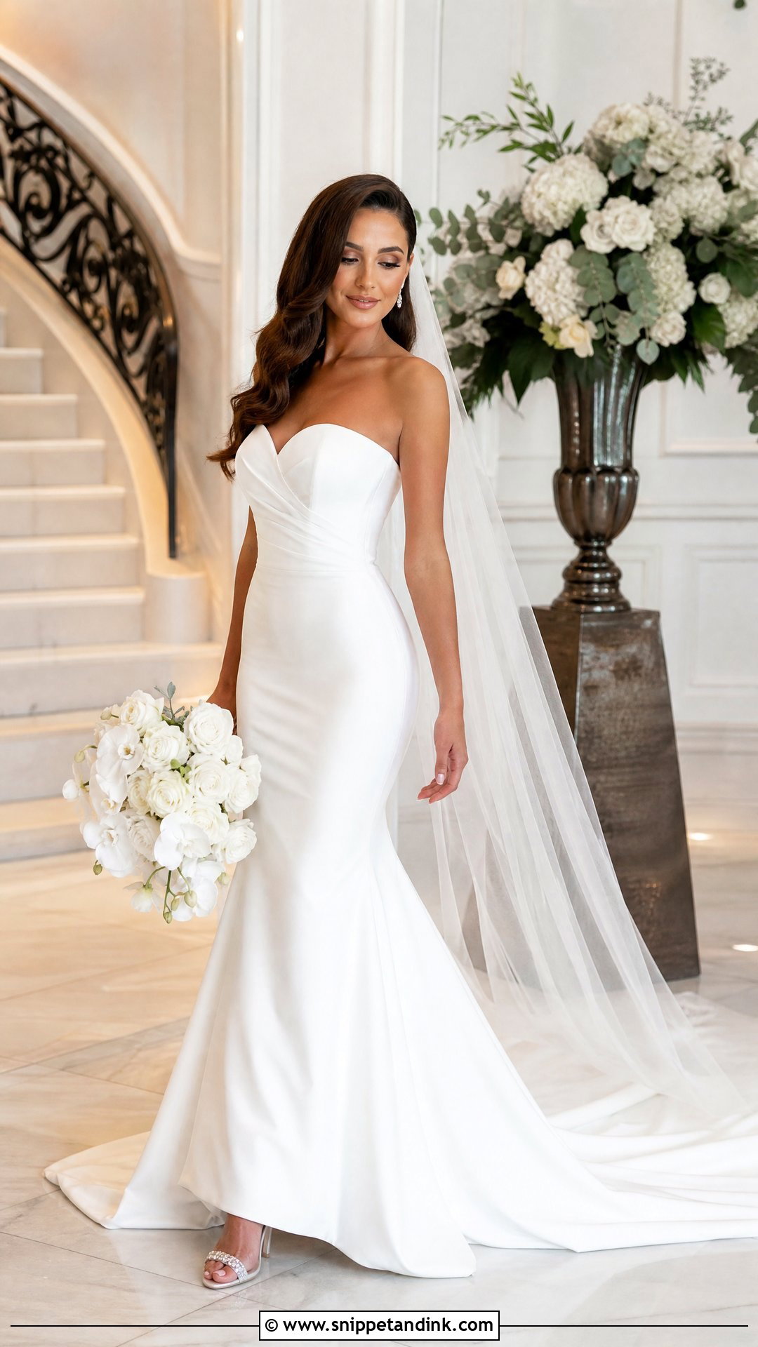Mermaid Wedding Dress With Crystal Heels - Snippet and Ink - 25 Gorgeous Wedding Dress Ideas