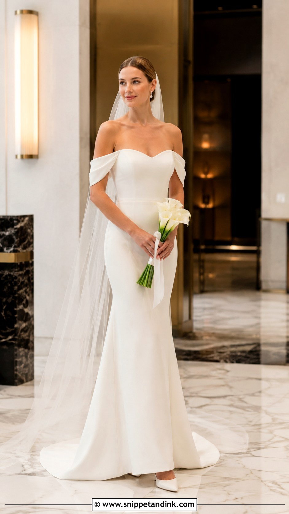 Mermaid Wedding Dress With Detachable Sleeves - Snippet and Ink - 20 Classic Modern Wedding Dress Ideas